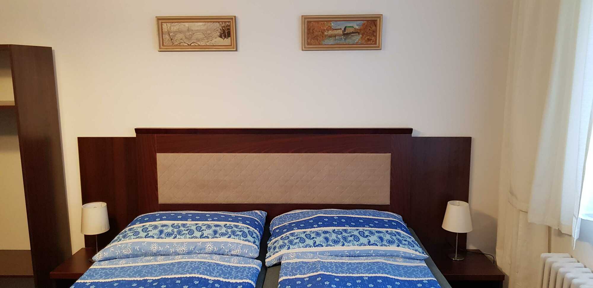 Pokoj 7 – Dvoulůžkový se sociálním zařízením na pokoji